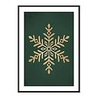 Gallerix Poster Christmas Snowflake 4321-21x30