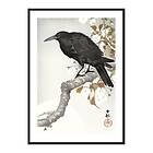 Gallerix Poster Crow And Full Moon By Ohara Koson 4318-30x40G