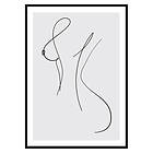 Gallerix Poster Curved Lines No1 2603-50x70