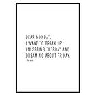 Gallerix Poster Dear Monday 2911-50x70