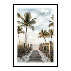 Gallerix Poster Footbridge Beach 3873-50x70