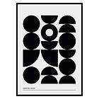 Gallerix Poster Geometric Graphic Black No1 2573-70x100