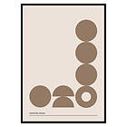 Gallerix Poster Geometric Graphic Beige No2 2588-50x70