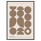 Gallerix Poster Geometric Graphic Beige No1 2574-21x30G