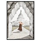 Gallerix Poster Holding Umbrella 3493-50x70