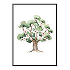 Gallerix Poster Painted Tree No1 4155-30x40