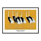 Gallerix Poster Red Crown Crane By Ogata Korin 4289-70x100
