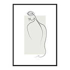 Gallerix Poster Shapes Line Art No1 3647-70x100