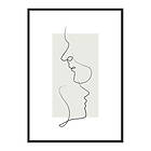 Gallerix Poster Shapes Line Art No3 3649-70x100