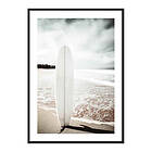 Gallerix Poster Standing Surfboard 3635-50x70
