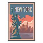 Gallerix Poster Statue of Liberty New York 3668-50x70