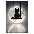 Gallerix Poster Teddy Moon 3034-50x70