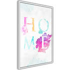 Artgeist Poster Affisch Rainbow Home A3-POprp0325l_brA