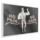 Artgeist Poster Affisch No Pain Gain A3-POprp0063l_brA