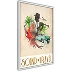 Artgeist Poster Affisch Sound Travel A3-POprp1391l_brA