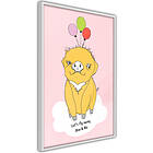 Artgeist Poster Affisch Soaring Pig A3-POprp1207l_brA