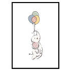 Gallerix Poster Animals And Balloons No4 2645-70x100