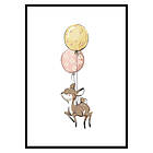 Gallerix Poster Animals And Balloons No5 2646-30x40
