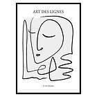Gallerix Poster Art De Lignes No2 3276-30x40
