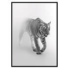 Gallerix Poster Faded Tiger 3305-21x30