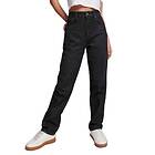 Superdry Vintage High Rise Straight Jeans Svart 30 / 32 Kvinna
