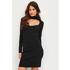 Gina Tricot Freya knitted dress Black (9000) S Female