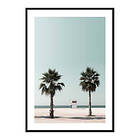 Gallerix Poster Lifeguard Hut At Beach 3634-30x40