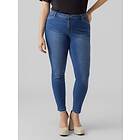 Vero Moda Curve Fanya Slim Fit Vi3312 Jeans Blå 46 / 32 Kvinna