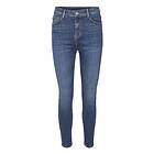 Noisy May Buddy Skinny High Waist Jeans Blå 28 / 30 Kvinna