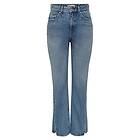 Only Billie Ex Straight Fit Dot025 High Waist Jeans Blå 26 / 32 Kvinna