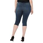 Only Carmakoma Augusta Skinny Fit High Waist Capri Jeans Blå 52 Kvinna