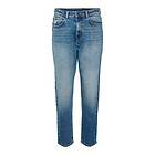 Noisy May Moni Straight Ankle High Waist Jeans Blå 29 / 30 Kvinna