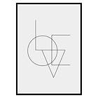 Gallerix Poster Love Typo 2970-21x30