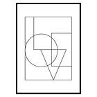 Gallerix Poster Love Line Art No1 3236-21x30