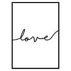 Gallerix Poster Love Line Art No2 2912-21x30G
