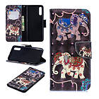 Lux-Case Galaxy A70 pattern leather case Elephant Flerfärgad