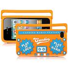 Lux-Case Ghetto Blaster (Orange) iPhone 4/4S Silikonskal Orange