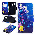 Lux-Case Galaxy A40 pattern leather case Roses and Butterflies Flerfärgad