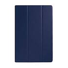 Lux-Case Garff Silk (Mörkblå) Xperia Z4 Tablet Leather Tri-Fold Case Blå