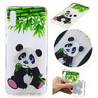 Lux-Case Galaxy A50 Mönster fodral Panda Flerfärgad