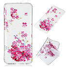 Lux-Case Galaxy A70 pattern case Pink Flower Rosa