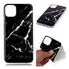 Lux-Case Marble iPhone 11 Pro Max skal Svart glansmarmor