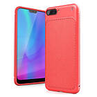 Lux-Case IVSO Gentry Series Honor 10 mobilskal TPU och PU läder material värmeavledande Röd