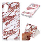 Lux-Case Marble Galaxy Note 10 Pro skal Te Rose Brun