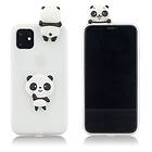 Lux-Case Cute 3D iPhone 11 skal Vit / Panda