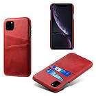 Lux-Case Dual Card iPhone 11 Pro skal Röd