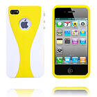 Lux-Case iCurve Snap-On (Keltainen) iPhone 4S Skal Gul