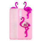 Lux-Case Cute 3D Galaxy A70 skal Flamingo Rosa