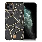 Lux-Case Kingxbar iPhone 11 Pro Max Case Black Pattern Svart