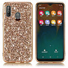 Lux-Case Glitter Galaxy A40 skal Guld